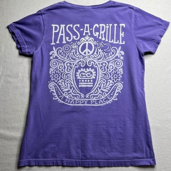 Pass A Grille Florida Purple Womens T-Shirt Short Sleeve Size M - Picture 9 of 10